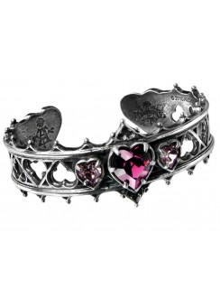 Elizabethan Pewter Cuff Gothic Bracelet
