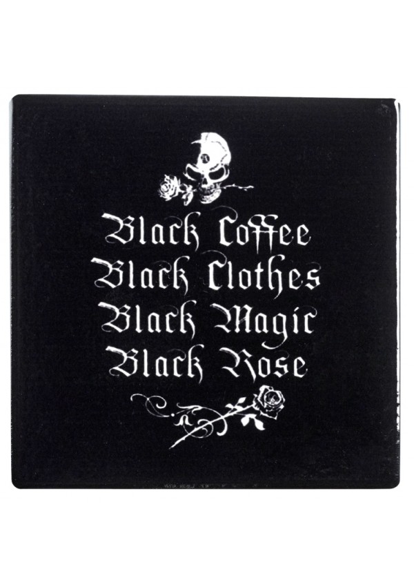 Gothic Coffee Lovers Ceramic Coaster