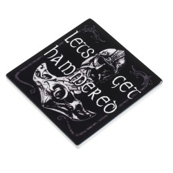 Lets Get Hammered Ceramic Coaster