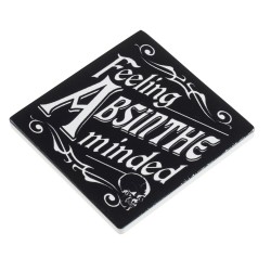 Feeling Absinthe Minded Ceramic Coaster