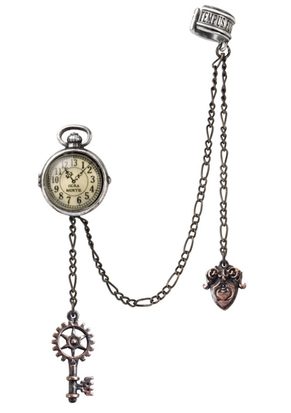 Uncle Alberts Timepiece Steampunk Ear Cuff