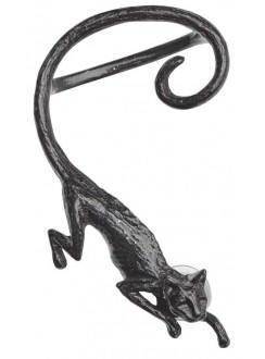 Black Cat Sith Earwrap Earring