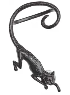 Black Cat Sith Earwrap Earring