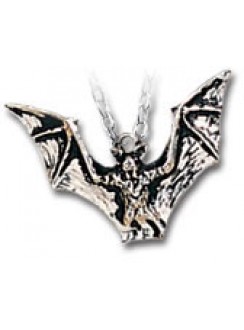 Vampyr Bat Pewter Necklace