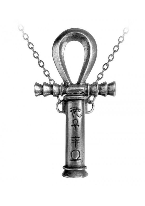 Ankh of the Dead Pewter Necklace