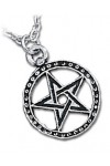 Dantes Hex Pewter Necklace