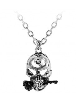 Alchemist Skull Pewter Dreadpunk Necklace