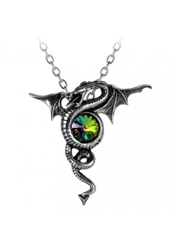 Anguis Aeternus Dragon Pewter Necklace