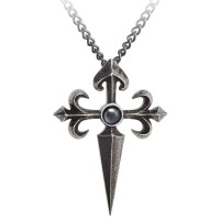 Santiago Pewter Gothic Necklace