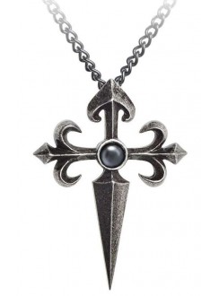 Santiago Pewter Gothic Necklace