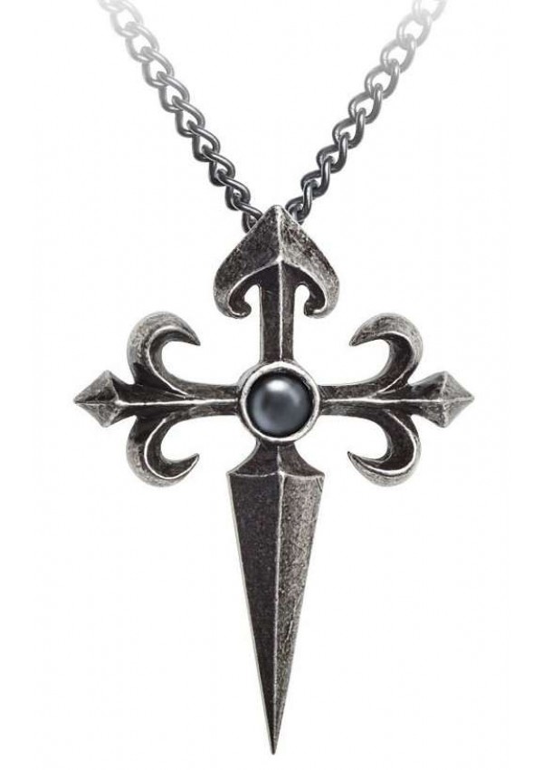 Santiago Pewter Gothic Necklace