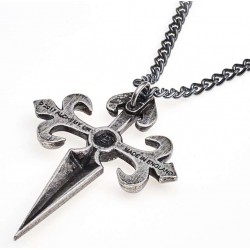 Santiago Pewter Gothic Necklace