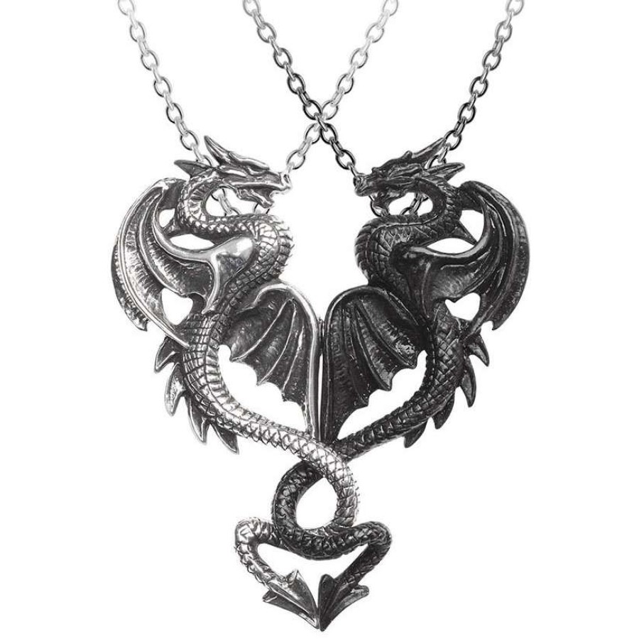 Alchemy gothic discount dragon necklace