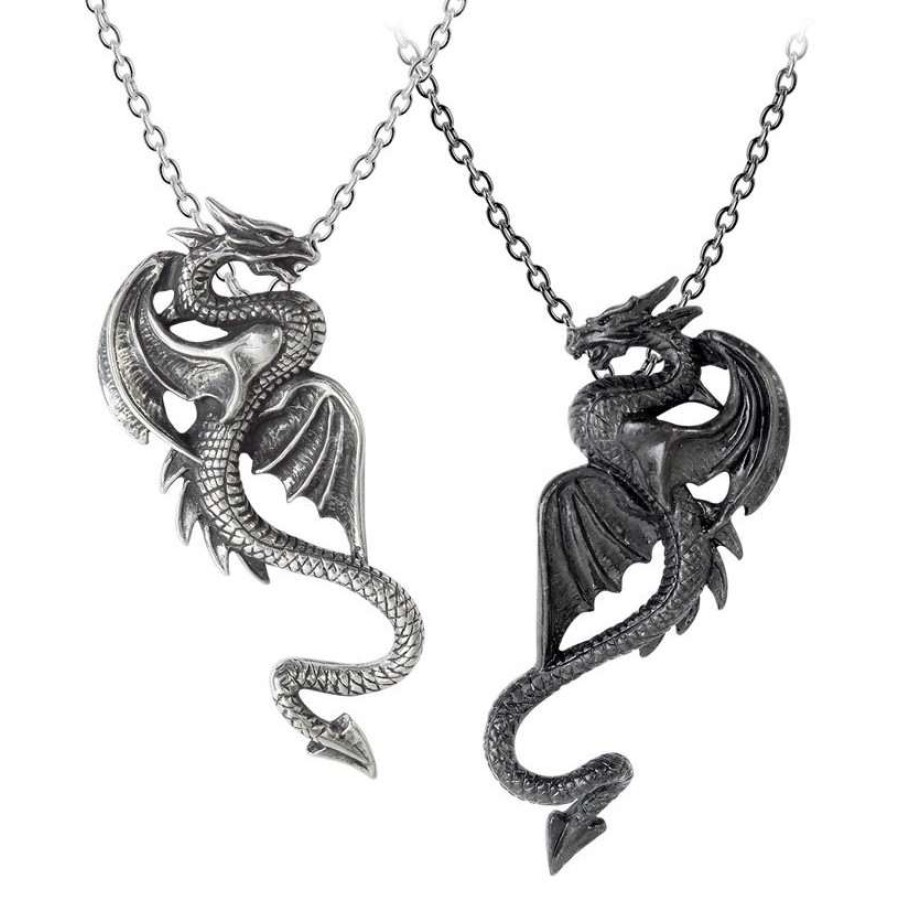 Goth best clearance friend necklaces