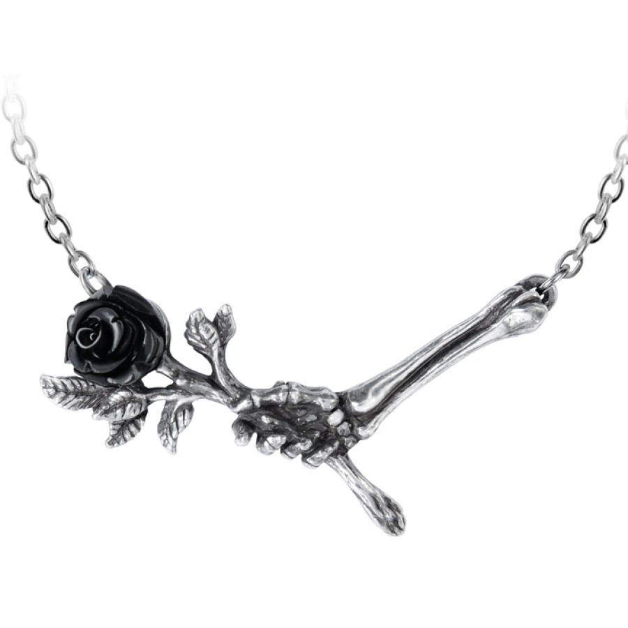 Black Rose Choker Necklace | Jada – motelrocks-com-us