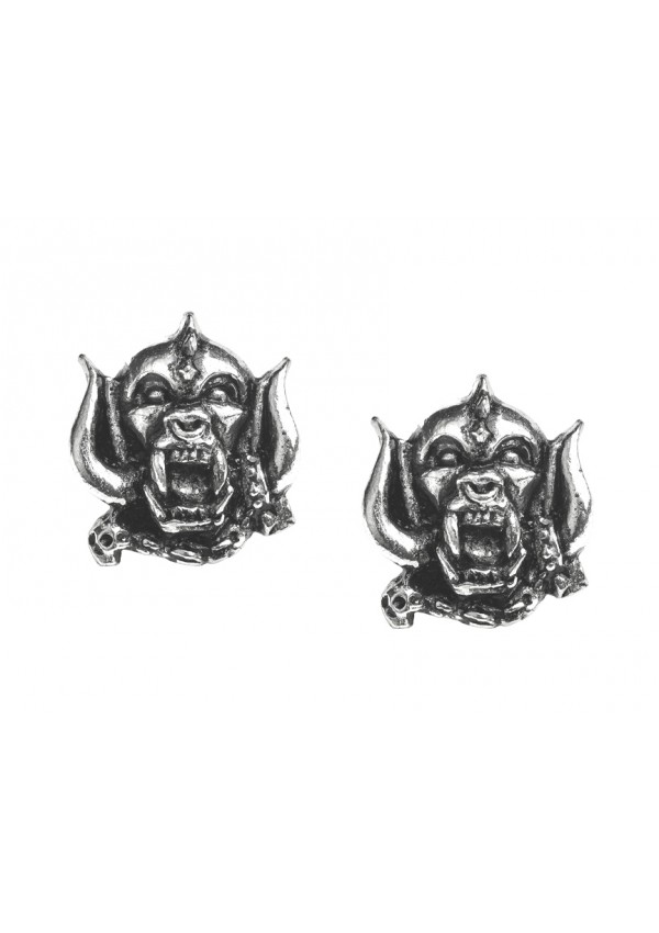 Motorhead War-Pig Pewter Earrings