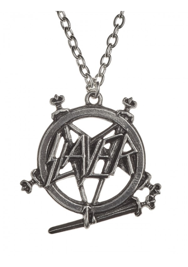 Slayer Pentagram Logo Necklace