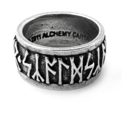 Runeband Pewter Ring