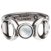 Triple Goddess Pewter Ring