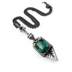 Sucre Vert Absinthe Spoon Pewter Necklace