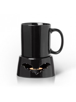 Bat Mug Warmer Stand and Mug