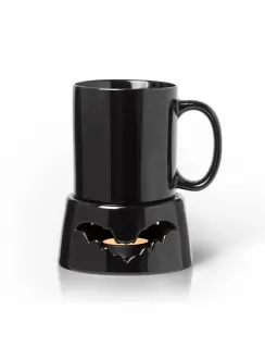 Bat Mug Warmer Stand and Mug