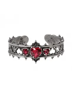 Elizabethan Pewter Cuff Gothic Bracelet