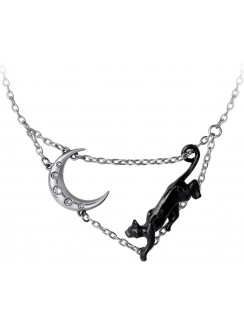 Minnaloushe Black Cat Necklace