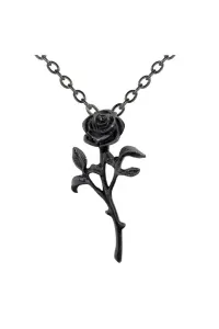 Romance of the Black Rose Gothic Pendant