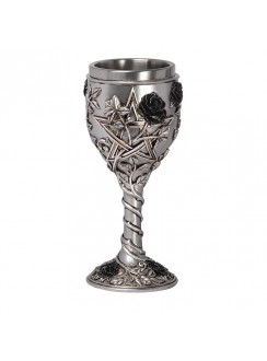 Ruah Vered Black Rose Goblet