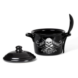Bone Appetit Gothic Soup Bowl and Spoon