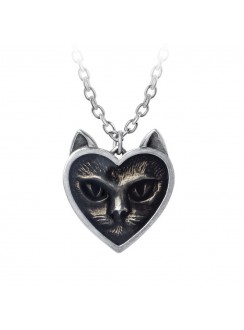 Cat Love Heart Pendant