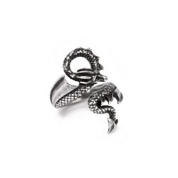 Dragons Lure Pewter Dragon Ring