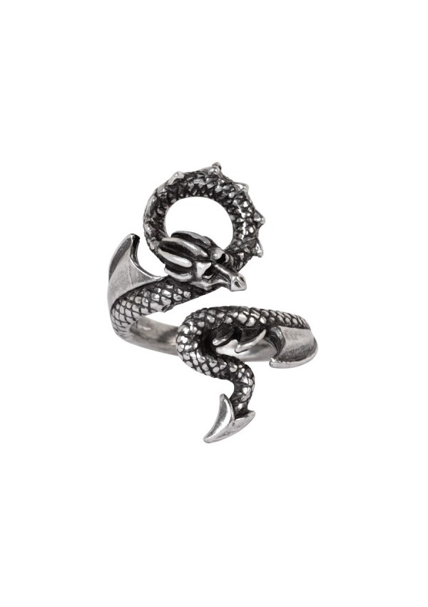 Dragons Lure Pewter Dragon Ring