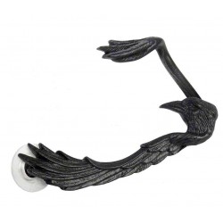 Raven Ear-wing Black Pewter Ear Wrap