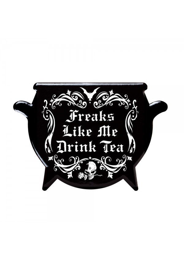 Freaks Like Me Ceramic Cauldron Coaster