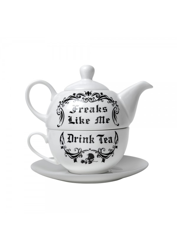 Freaks Like Me Tea Pot and Cup Set