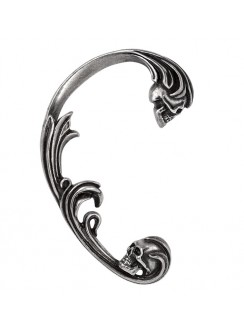 Dece's de Rocaille Gothic Ear Wrap with Skull