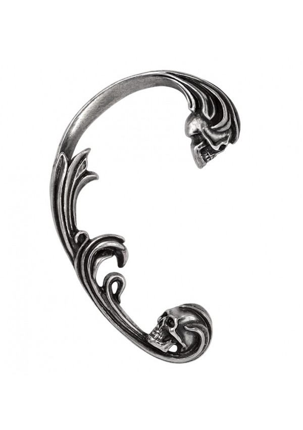 Dece's de Rocaille Gothic Ear Wrap with Skull