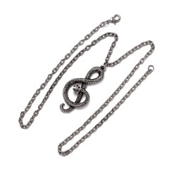 Playing the Devils Tune Pewter Pendant