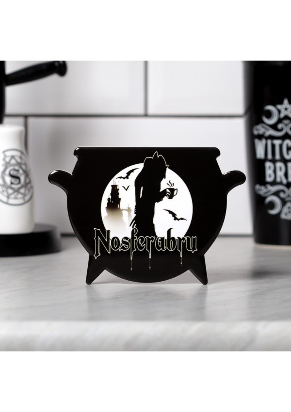 Nosferabru Vampire Ceramic Cauldron Coaster