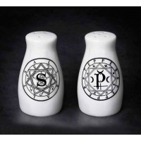 Sacred Geometry Salt & Pepper Shaker Set