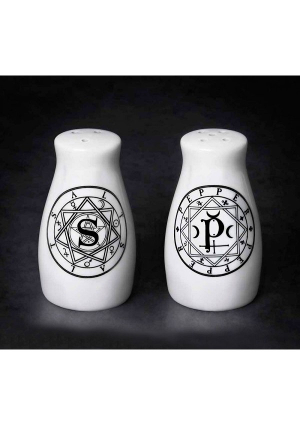 Sacred Geometry Salt & Pepper Shaker Set