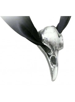 Rabeschadel Bird Skull Gothic Pewter Necklace