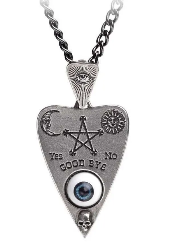 Mystical Ouija Board Planchette All Seeing Eye Necklace