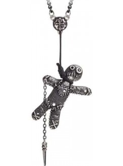 Voodoo Doll Pewter Pendant