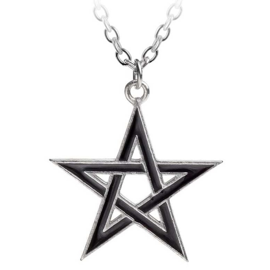 black star of david pendant