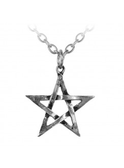 Pentagram Pewter Necklace for Protection