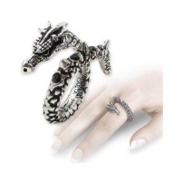 Vis Viva Pewter Dragon Ring