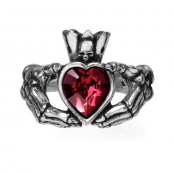 Claddagh by Night Pewter Ring